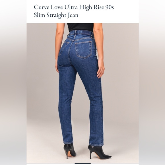 abercrombie slim straight jean (curve love) - Picture 6 of 7